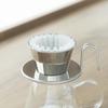 Kalita Кофейная воронка из нержавеющей стали серии Wave, изготовленная вручную мастером Tsubame для 1-2 человек, изготовленная в Японии, приспособление для заваривания кофе 1 2 1 2