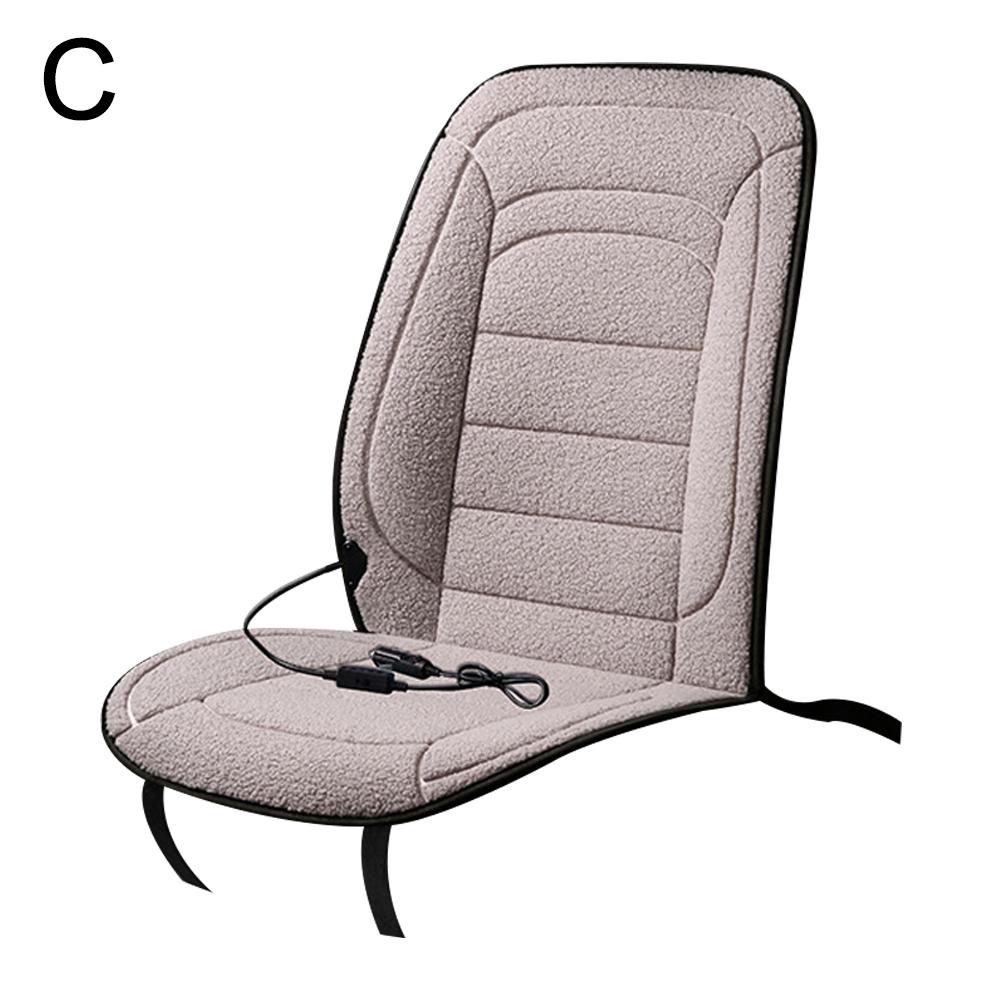 Чехлы для автомобильных сидений с подогревом, подушка для сиденья автомобиля со спинкой 12 В, зимний комфорт, быстрая подогрев подушки для водителя и пассажира