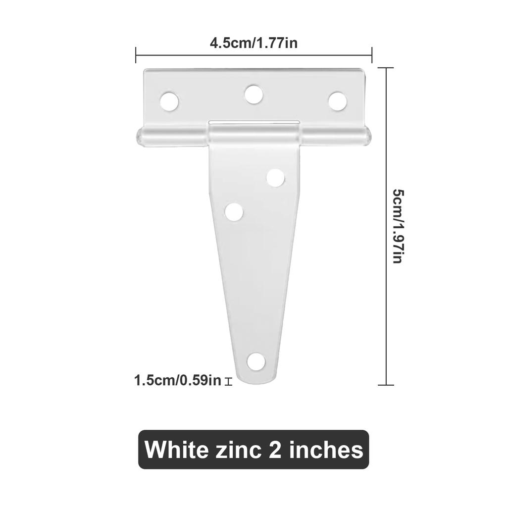Одна черно-белая Т-образная треугольная петля для шкафа, деревянная дверная петля, мебельный аксессуар, 2-5-6 дюймов.