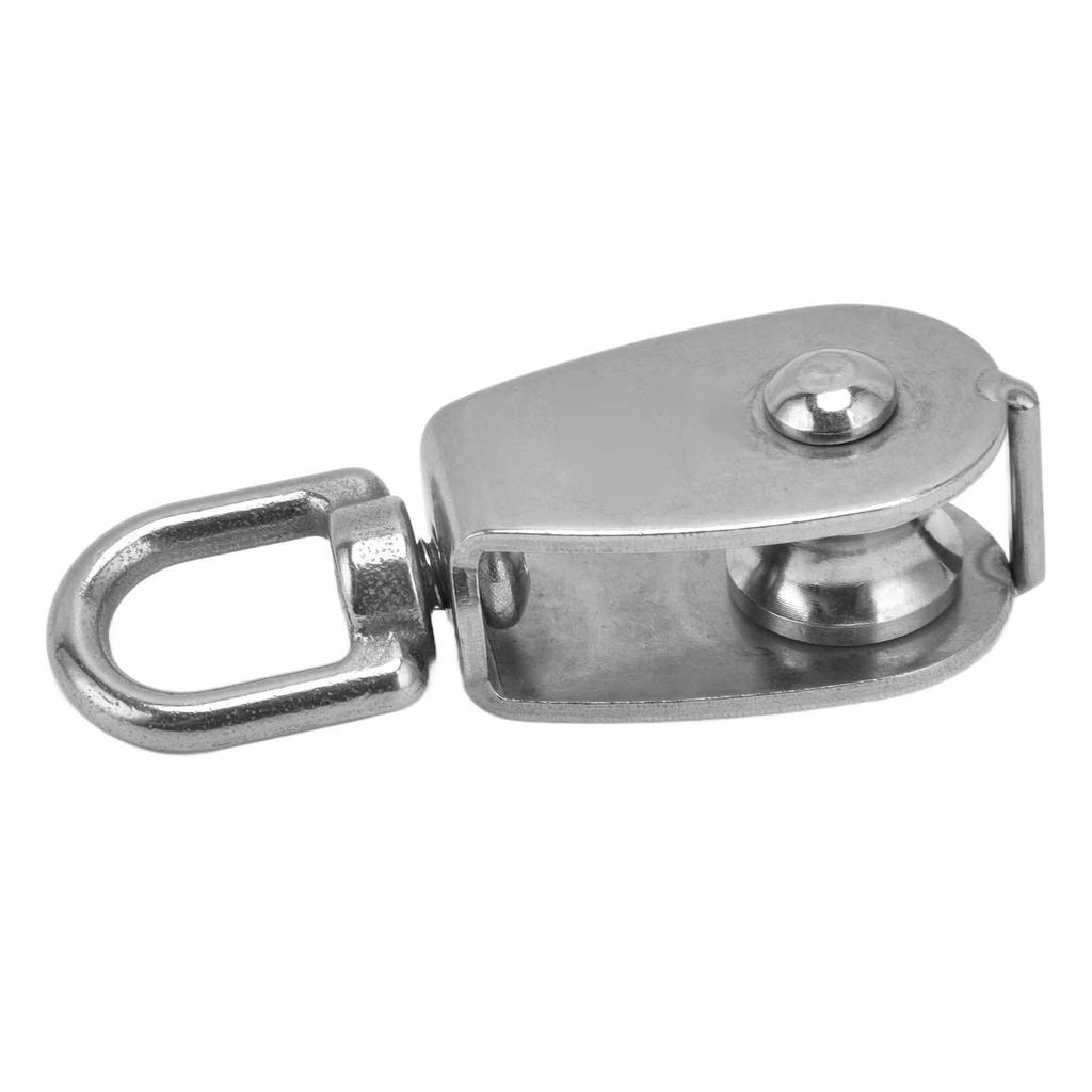 1 шт. из нержавеющей стали 304, подъемный шкив с одним шкивом, дорожные веревочные шкивы