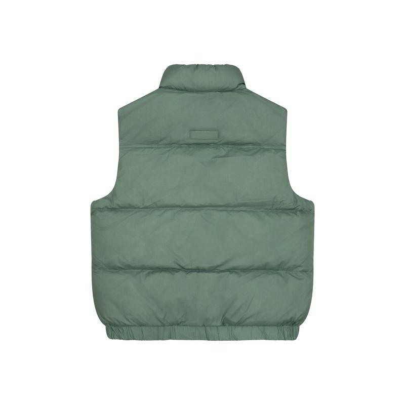 Aape logo-patch down vest AAPDNM7653XXN