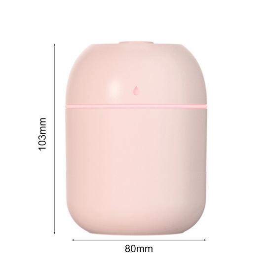 Портативный увлажнитель тумана, 220 мл, интеллектуальное отключение питания, 2 механизма, без излучения, нано-распыление, мягкая лампа, воздушный диффузор для спальни