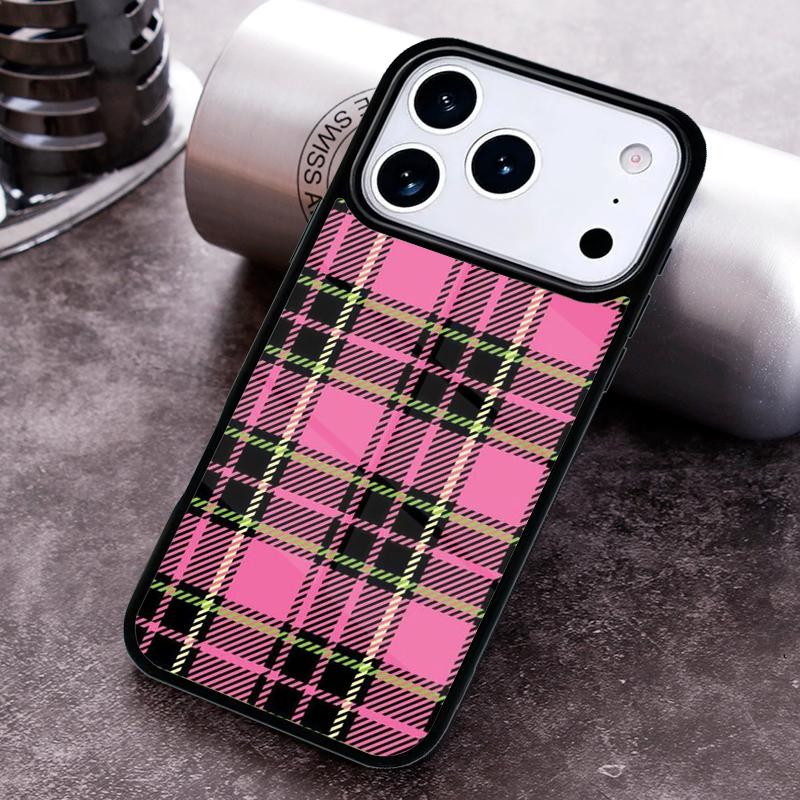 Шотландский Клетчатый Теплый Клетчатый Чехол Для Телефона Для iPhone 17,16e,15,14,13,12,11,Mini,Pro,MAX Мягкий Силиконовый Чехол