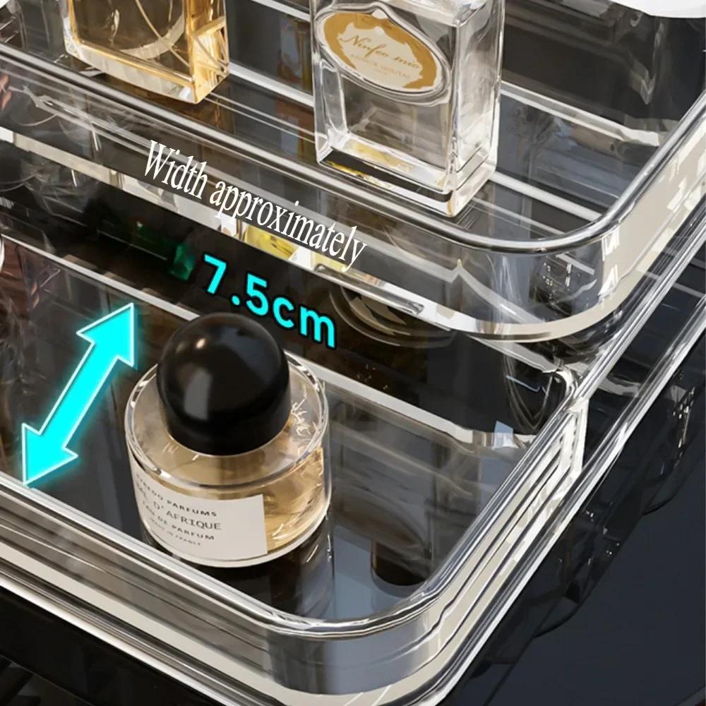 Perfume Storage Rack Transparent Skin Care Product Storage Box Jewelry Display Advanced Transparent Multi-layer Storage Box