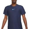 Men's Nike Athleisure Casual Sports Breathable Round Neck Short Sleeve Navy Blue T-Shirt CU4990-451