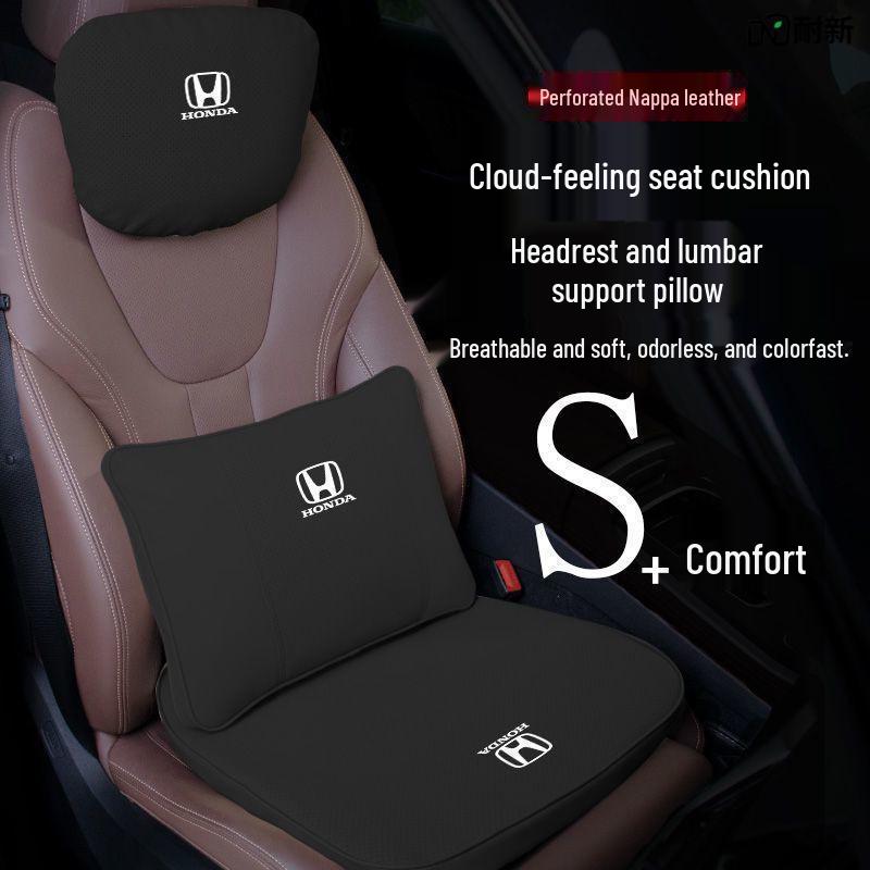 Совместимая поддержка подголовника, шеи и поясницы для Honda: Avancier, Vezel, Civic, CRV, Accord, XR-V.