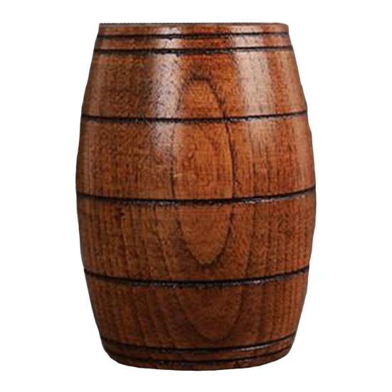 Wooden Water Cup Teacups Coffee Mug Vintage Drinking Cup for Tea Wine