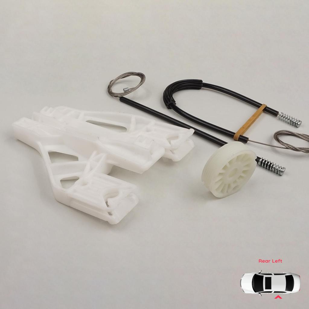 BWR872 Комплект для ремонта электрического стеклоподъемника, задняя левая дверь для A4 S4 B8 8K 8KH 8K5 8K2 2008-2015 4/5 дверей 8K0839461