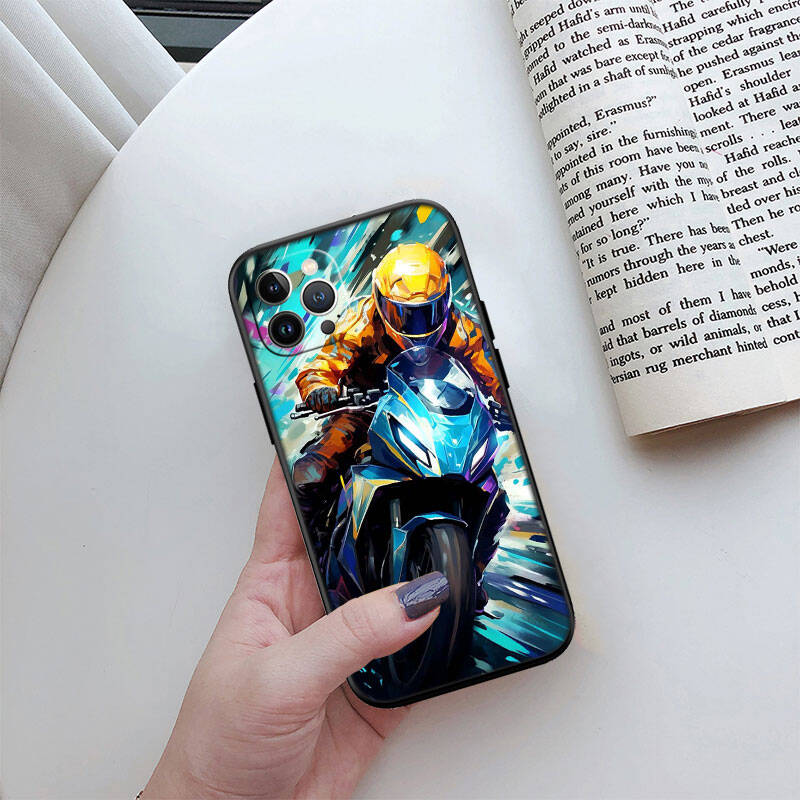 MH92 Чехол-накладка для телефона для мотоспорта для iPhone 7 8 11 12 13 14 15 16 17 16E XS Pro Max XR X SE Air