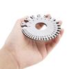 Stainless Steel Dual Sided Wire Gauge 4mm Thickness 0-36 Range Heavy Duty Precision Tool