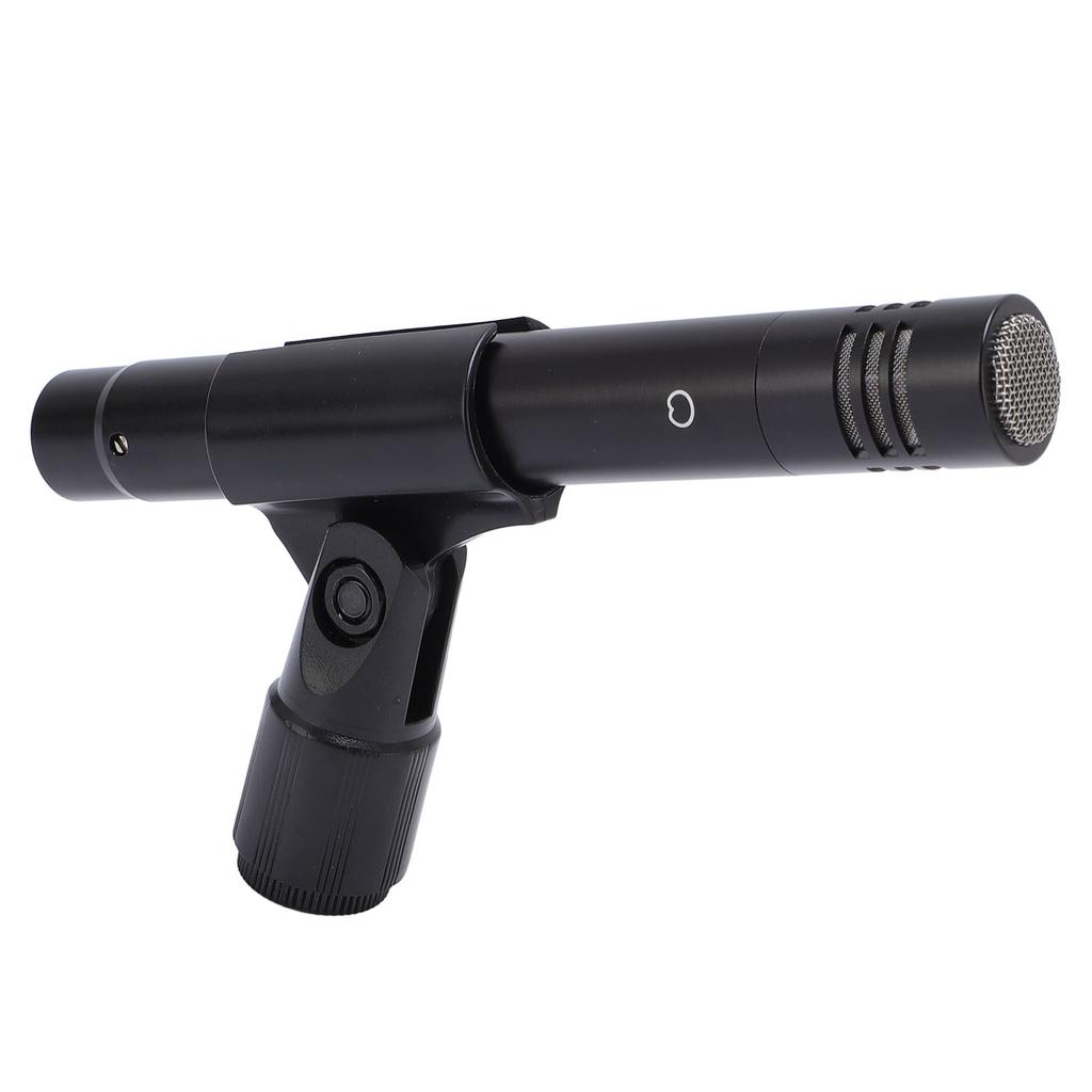 Small Diaphragm Condenser Microphone with Clip XLR Noise Reduction Instrument Microphone for Piano G