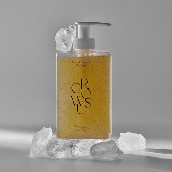 GROWUS Sea Salt Therapy Shampoo 500g (Oily Scalp Deep Cleansing)