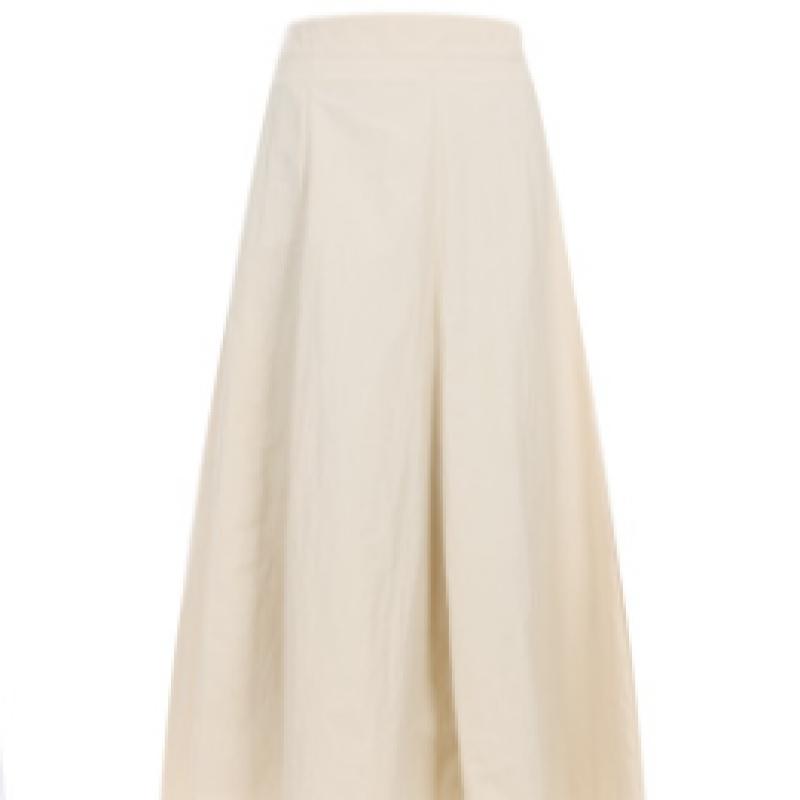 Shop Women Sizzling BAck BAnding A Line Long Skirt blAck Stj Wsk 20271