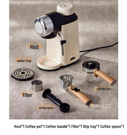 Little Bear Semi-Automatic Espresso & Coffee Maker for Home and Office