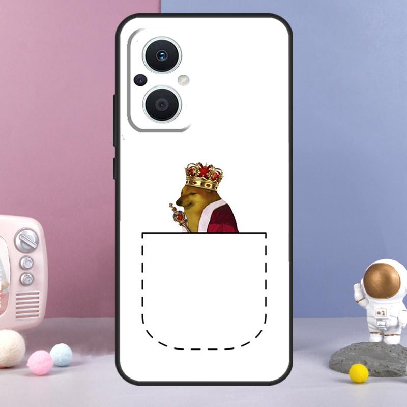 Cheems Doge Funda For OPPO Reno 13 F 11F 12F 14F 10 11 12 14 Pro 7 8 Lite OPPO Find X6 X5 X8 X9 Pro Case
