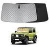 Совместимо с Suzuki Jimny Sierra JB64 Передний солнцезащитный козырек для Отличная защита от света УФ солнца жары Индивидуальная настройка Салон Легко Хранение Сумка 2018 JB74. лобовое стекло.