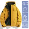Men Women 3-in-1 Waterproof Windproof Hiking Jacket With Fleece Liner Cycling Trekking Outdoor Travel