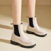 Модные платформенные дождевые туфли женские новые летние дождевые сапоги водонепроницаемая обувь водные сапоги челси короткие сапоги нескользящая резиновая обувь