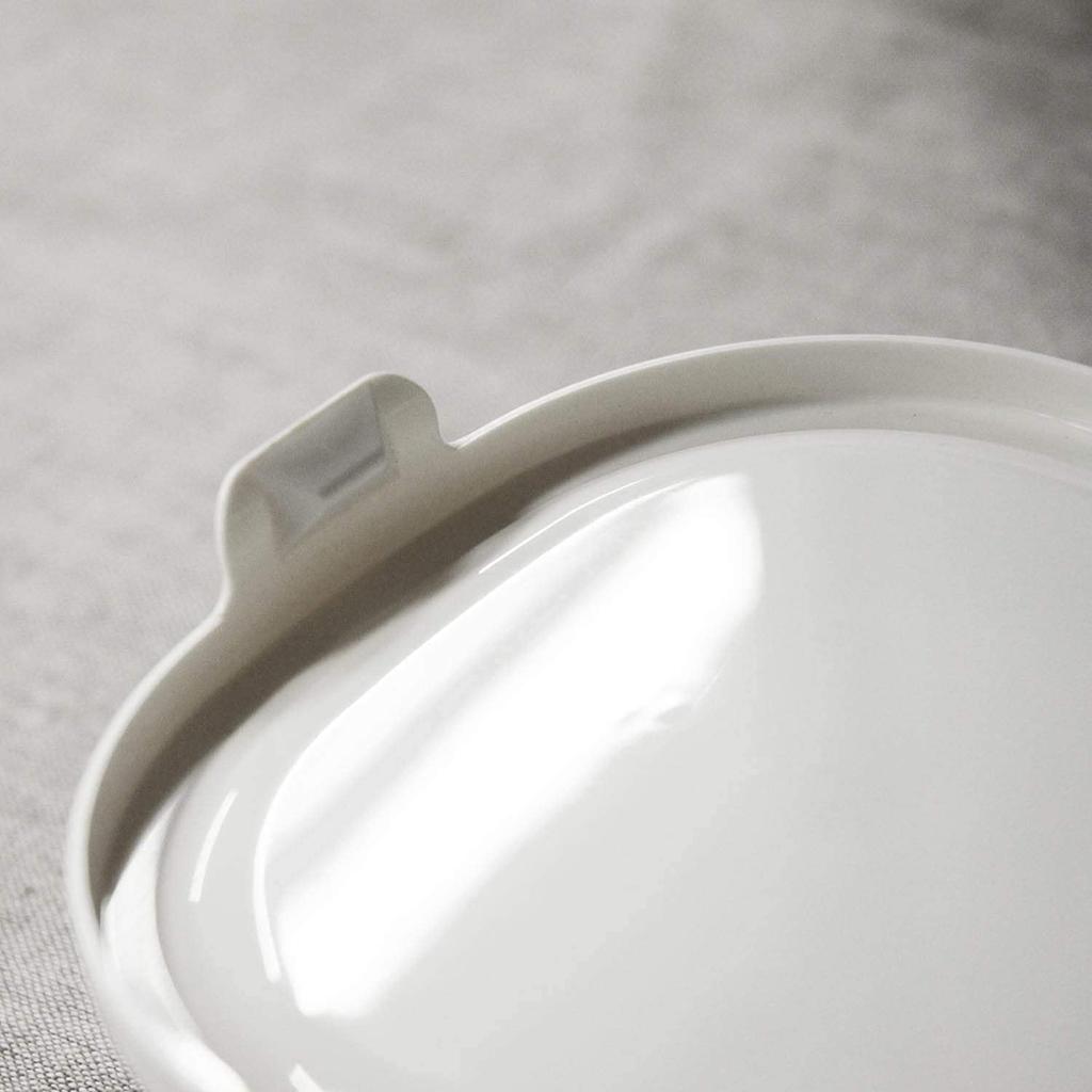 Iwaki Storage Container Pack Microwave Deep S Mini 550ml White Freezer Oven Microwaveable & KN3240H-W