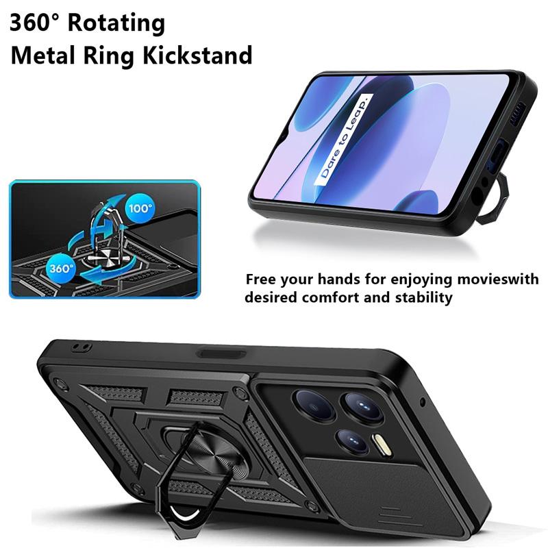 Чехол для OPPO Realme 9 Pro Plus, противоударный защитный чехол для камеры Realme 10 9i 8i 8Pro C35 C31 C21Y C21 C25 A74 A54, чехол