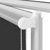 Black Blackout Roller Blind 120 x 130 cm Fabric Width 116.6 cm