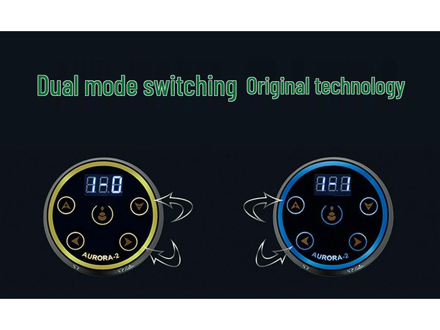 Aurora Gen 2 Digital Tattoo Power Supply - High Power Voltage Regulator with Color-Changing Display