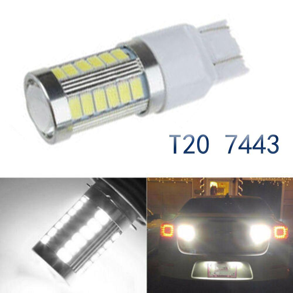 Brake Turn Signal Fog Lamps Car Backup Reverse Light LED Bulbs 33SMD T20 W21/5W 7443