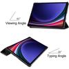 Coque + Verre Trempé - E.F.Connection - pour Samsung Galaxy Tab S10 Plus / S9 Plus - Etui Antichoc Noir