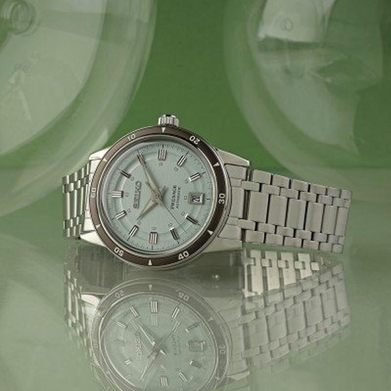 Seiko Presage 50м Водонепроницаемые Автоматический Механический Механизм Стальной Ремешок Часы 39.5мм SRPL71J1