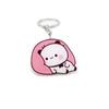 Animal Super Cute Couple Keychain Cartoon Cute Cartoon Bubu Dudu Key Chain  Car Keyring