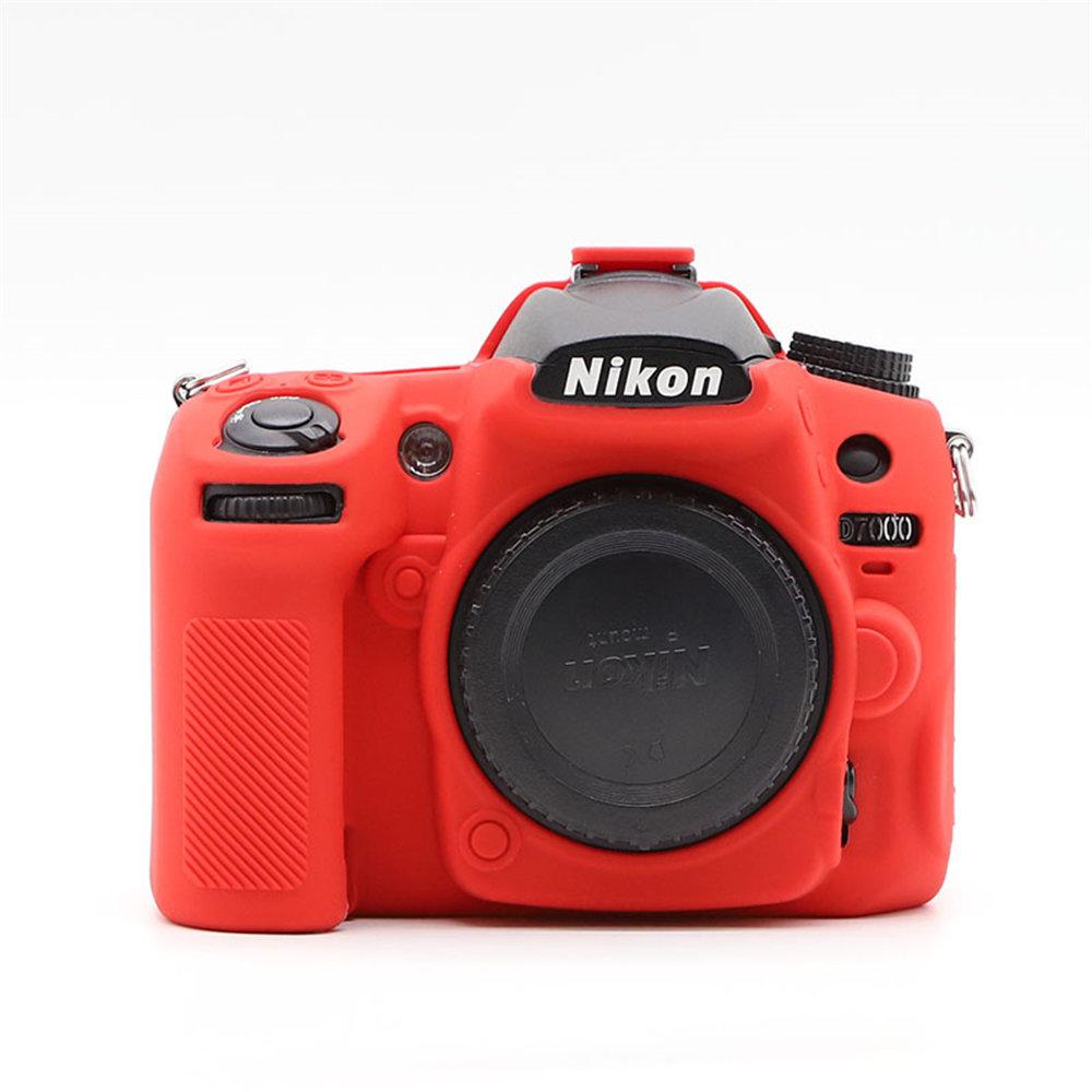 Мягкий силиконовый чехол для камеры D7000 для Nikon D7000, резиновая накладка-броня, скин