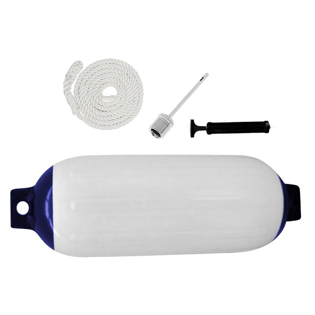 Inflatable Marine Boat Fender Heavy Duty PVC Dock Bumper Safety Equipment for Pontoon and Sailing Boats