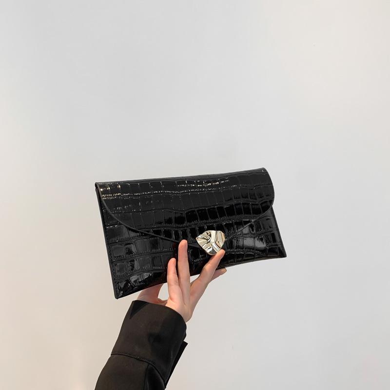 Новая простая маленькая квадратная сумка повседневная сумка текстурная сумка-клатч женская летняя красивая персонализированная сумка-конверт