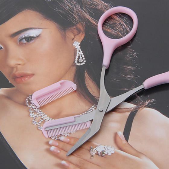 Ножницы для макияжа, косметические ресницы, заколка для волос, красочные женские