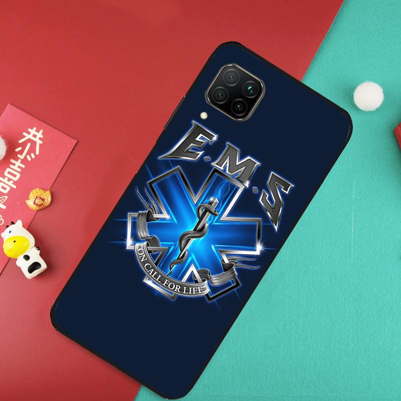 EMT EMS Medical Rescue For Huawei Nova 11 Pro 9 10 SE 7i 8i 11i 12i Y73 Y72 Y61 Y91 Y90 Y70 Y60 P30 P40 Lite Case