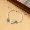Adjustable Starfish Charm Bracelet Multicolor Bohemian Bracelet Fashion Turtle Shell Bracelet
