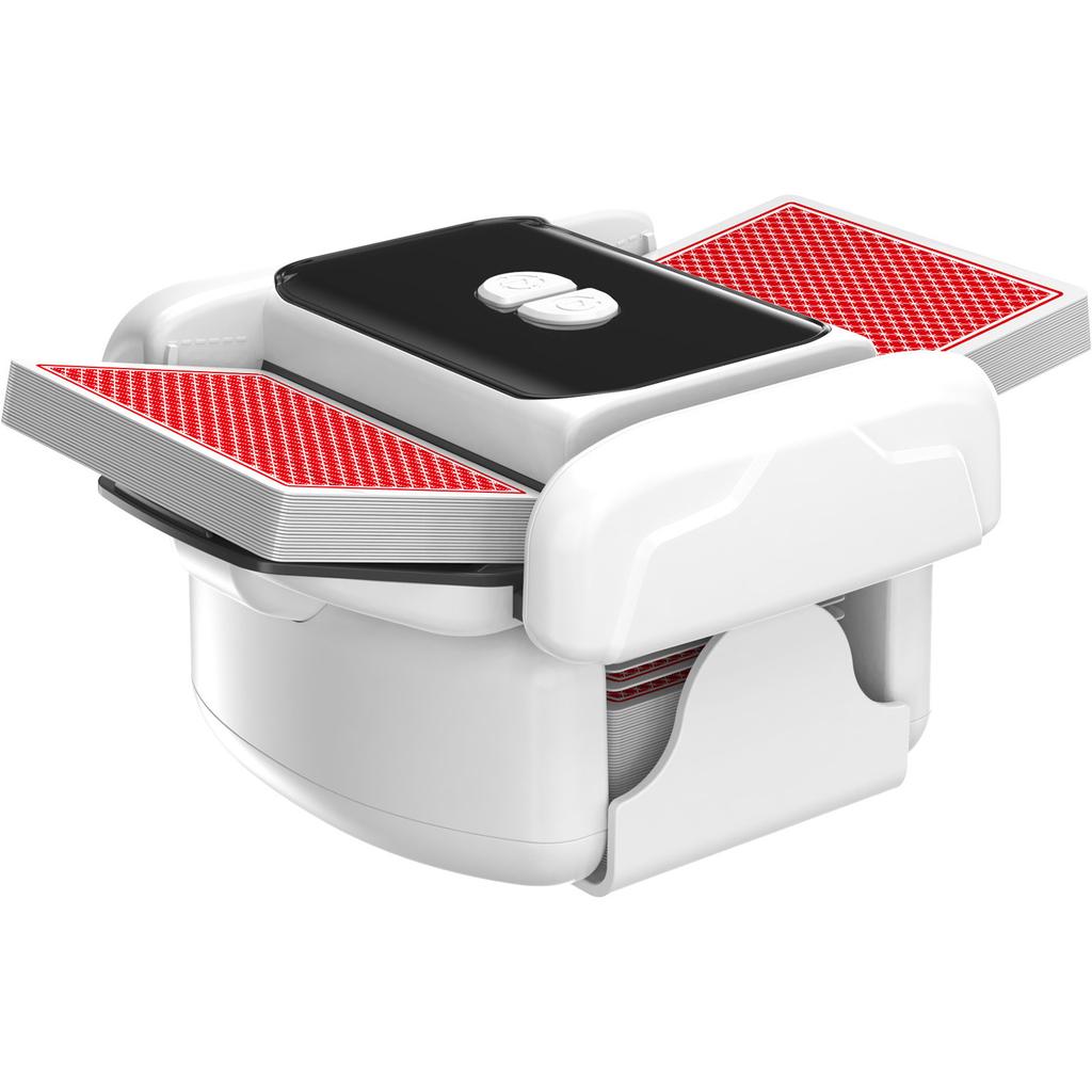 Тасовщик карт, перезаряжаемый, автоматический тасовщик карт, низкий уровень шума, перезаряжаемый, портативный тасовщик карт, 1-2 колоды для покера