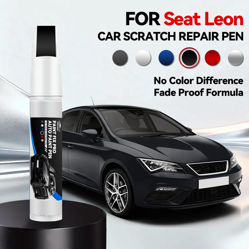 Car Paint Repair Pen For 1999-2025 SEAT Leon Paint Scratch Repair Accessories Asphalt Blue White Red Midnight Black Silver