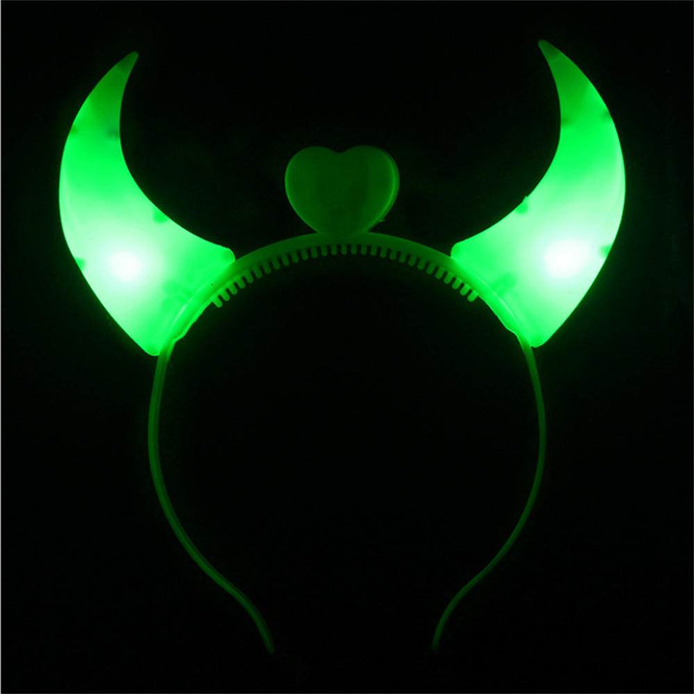 Christmas Hair Band Glowing Headband Xmas Tree Snowflake Hair Band Deer Horn Light Flashing Headwear Merry Christmas Gift