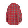 Men S Plaid Loose Drop Shoulder Long Sleeve Casual Shirt Plus Size