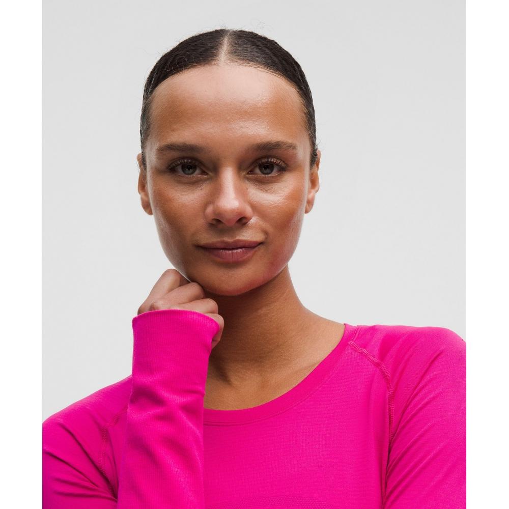Lululemon Swiftly Tech Long Sleeve Shirt 2.0  Hip Length Jewelled Magenta Jewelled Magenta