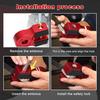 16000lb Flat Winch Shackle Mount With Rubber Side Guard Universal for ATV UTV SUV Pickup Truck