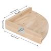 Wooden Corner Platform Rack Rest Stand for Parrot Hamster Chinchillas Small Pet Cage Accessory
