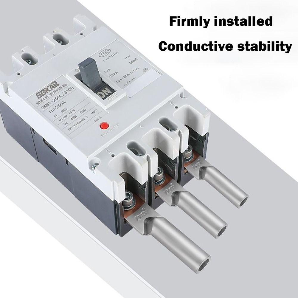 Copper Aluminum Cable Wire Connector Non-Insulated Terminal Block Wire Joint Terminal Lug Cable