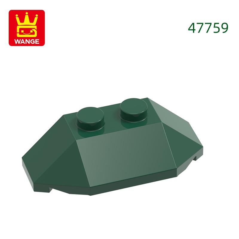 Нетоксичные 60 шт./лот 47759 Клиновидные наклонные 45° 2 x 4 Тройные строительные блоки Аксессуары Moc Совместимые с Кирпичными игрушками Для ребенка Подарочная коробка