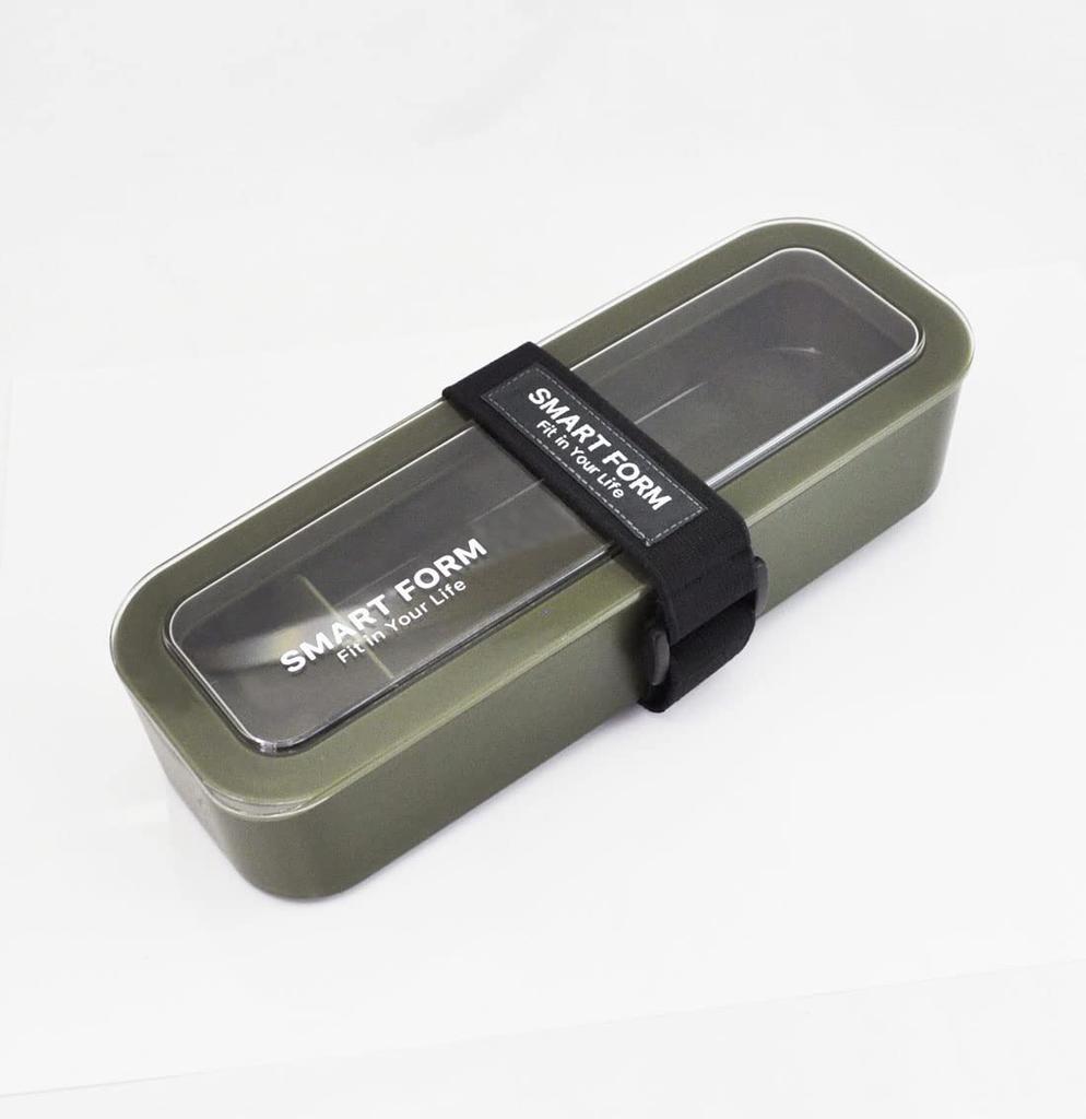 Iwasaki Kogyo Lunch Box 3WAY Slim Easy Care KN Khaki B-1484