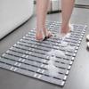 Hydrophobic Floor Mat TPE Easy Drying Mat Collapsible Anti-Slip Mat  Toilet