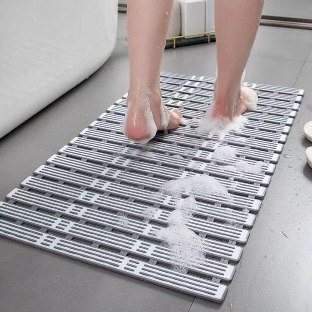 Hydrophobic Floor Mat TPE Easy Drying Mat Collapsible Anti-Slip Mat Toilet