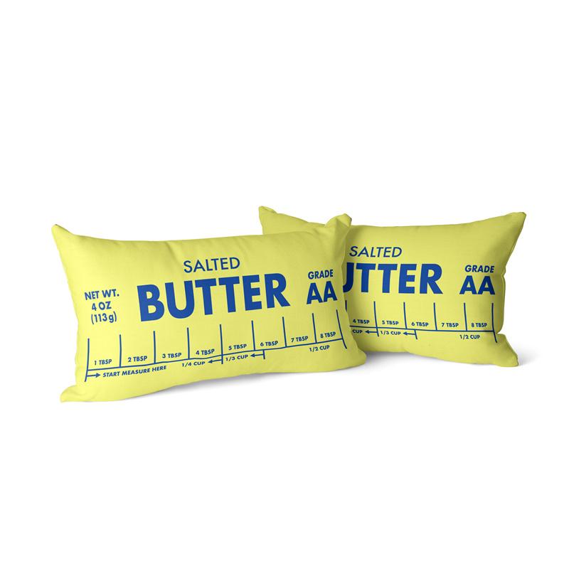 Aertemisi 20'' x 12'' Butter Stick Rectangular Throw Pillow Cushion Covers Cases Pillowcases 50cm x 30cm