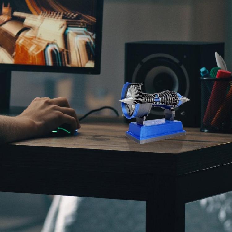 Hands On Turbofan Engine Model Kit with 3D Printing for Teen Hobbyists STEM Education & Display Classroom Demonstrations
